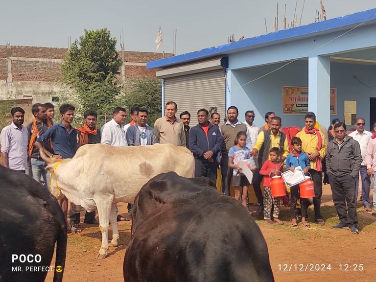 विकासखंड स्तरीय पशु मेला उत्सव प्रदर्शनी का आयोजन नेवई रिसाली में हुआ सम्पन्न