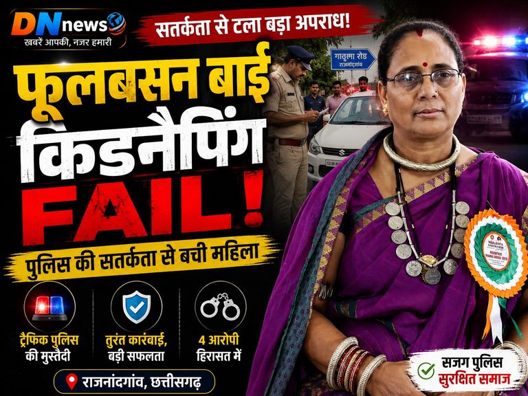 फूलबसन बाई को अगवा करने की कोशिश नाकाम, 4 आरोपी हिरासत में