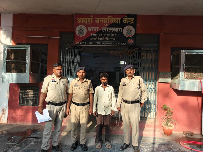 राजनांदगांव (लालबाग): पत्नी की हत्या के मामले में आरोपी 12 घंटे में गिरफ्तार