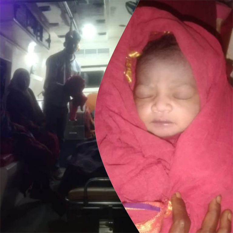 साल्हेवारा : एंबुलेंस में हुआ प्रसव, जच्चा-बच्चा सुरक्षित
